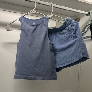 Pair of shorts and shirt